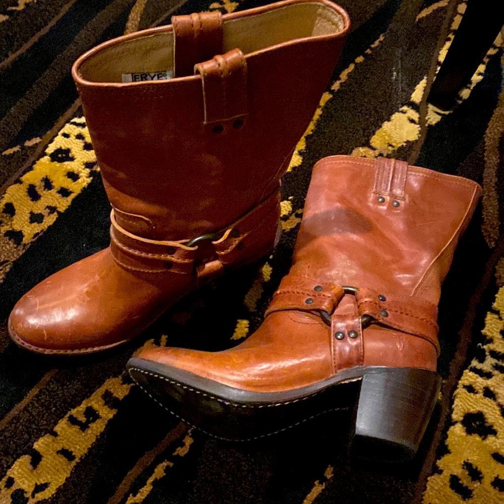 Frye harness boats size 8